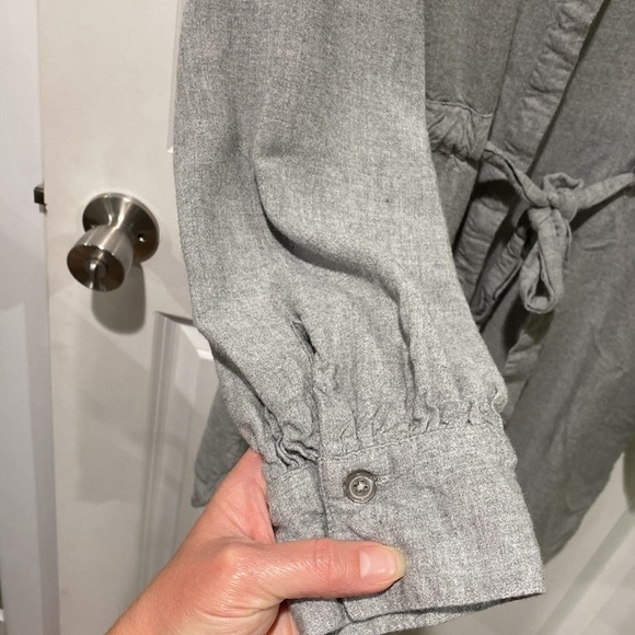 Target Soft Long Sleeve Shirt Dress - Picture 6 of 11